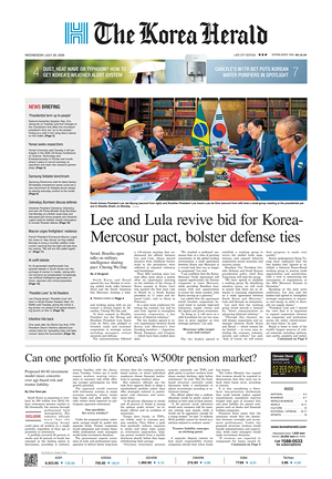 Prima pagina The Korea Herald di oggi - Quotidiano finanza