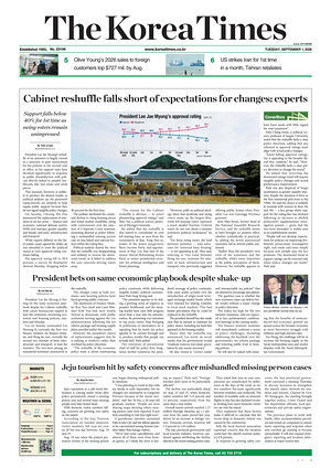 Prima pagina The Korea Times di oggi - Quotidiano estero
