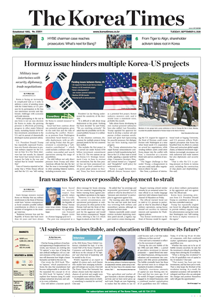 Prima pagina The Korea Times di oggi - Quotidiano estero