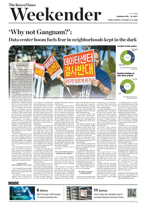 Prima pagina The Korea Times di oggi - Quotidiano estero