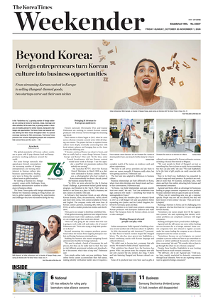Prima pagina The Korea Times di oggi - Quotidiano estero