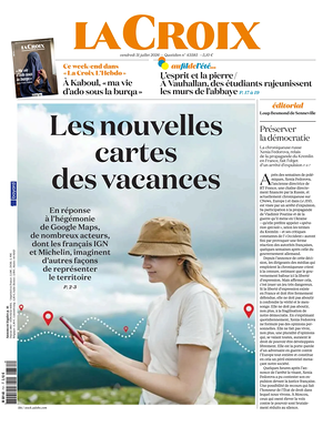Une de La Croix du jour - Journal national