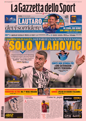 Prima pagina La Gazzetta dello Sport di oggi - Quotidiano sport