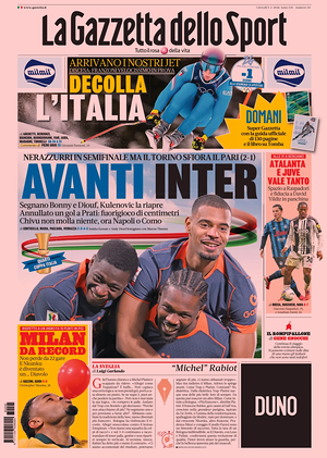 Prima pagina La Gazzetta dello Sport di oggi - Quotidiano sport