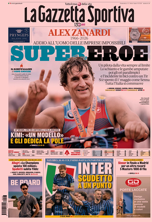 Prima pagina La Gazzetta dello Sport di oggi - Quotidiano sport