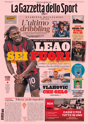 Prima pagina La Gazzetta dello Sport di oggi - Quotidiano sport