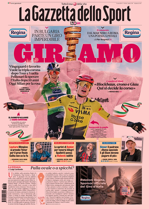 Prima pagina La Gazzetta dello Sport di oggi - Quotidiano sport