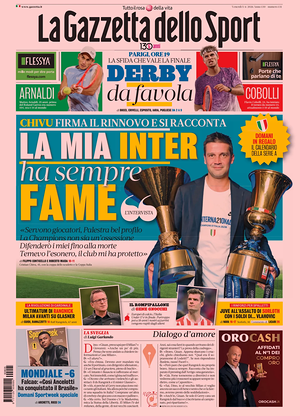 Prima pagina La Gazzetta dello Sport di oggi - Quotidiano sport