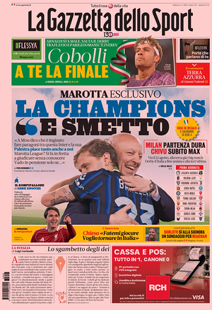 Prima pagina La Gazzetta dello Sport di oggi - Quotidiano sport