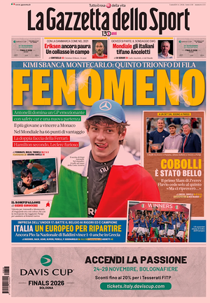 Prima pagina La Gazzetta dello Sport di oggi - Quotidiano sport