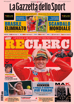 Prima pagina La Gazzetta dello Sport di oggi - Quotidiano sport