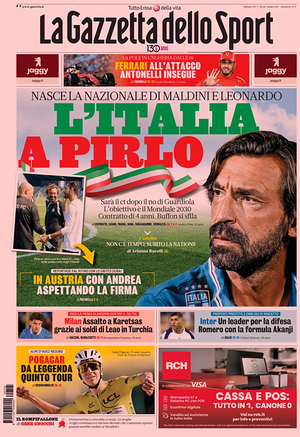 Prima pagina La Gazzetta dello Sport di oggi - Quotidiano sport