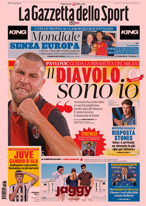Prima pagina La Gazzetta dello Sport di oggi - Quotidiano sport
