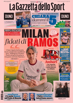 Prima pagina La Gazzetta dello Sport di oggi - Quotidiano sport