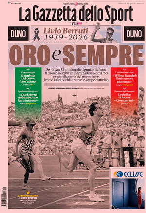 Prima pagina La Gazzetta dello Sport di oggi - Quotidiano sport