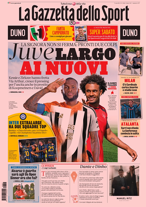 Prima pagina La Gazzetta dello Sport di oggi - Quotidiano sport