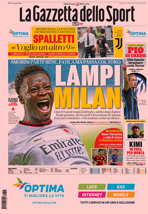 Prima pagina La Gazzetta dello Sport di oggi - Quotidiano sport