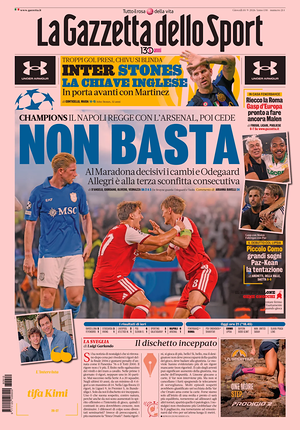 Prima pagina La Gazzetta dello Sport di oggi - Quotidiano sport