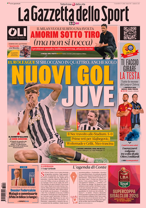 Prima pagina La Gazzetta dello Sport di oggi - Quotidiano sport