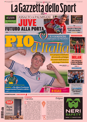 Prima pagina La Gazzetta dello Sport di oggi - Quotidiano sport