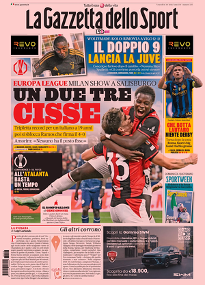 Prima pagina La Gazzetta dello Sport di oggi - Quotidiano sport