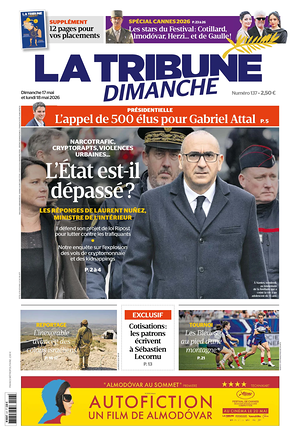 La Tribune Dimanche front page