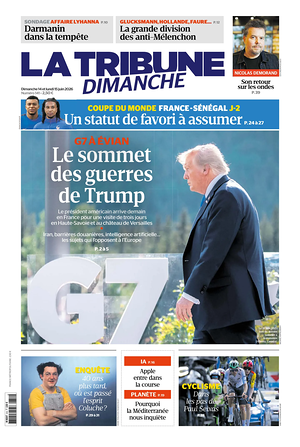 Une de La Tribune Dimanche du jour - Journal national