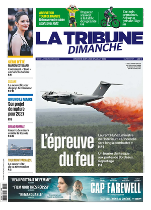 Une de La Tribune Dimanche du jour - Journal national