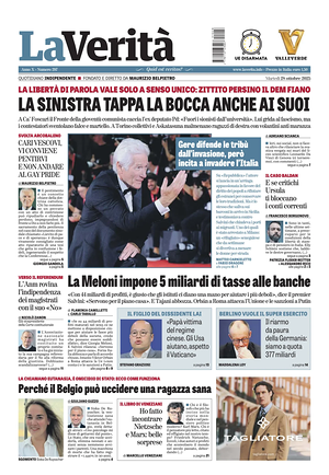 La VeritÃ  prima pagina
