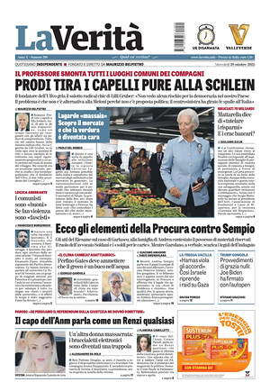 La VeritÃ  prima pagina