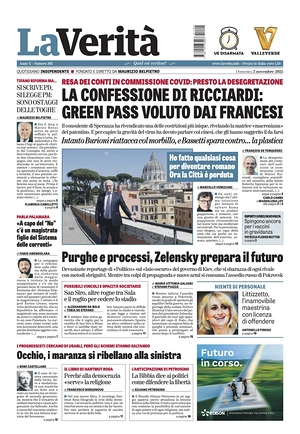 La VeritÃ  prima pagina