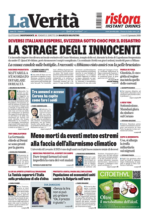 La VeritÃ  prima pagina