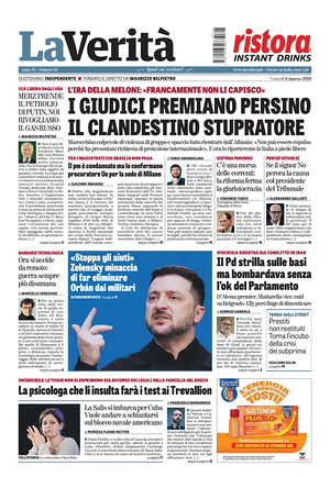 Prima pagina La VeritÃ  di oggi - Quotidiano nazionale