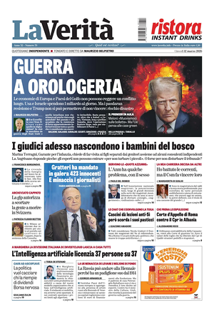 Prima pagina La VeritÃ  di oggi - Quotidiano nazionale