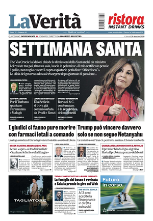 Prima pagina La VeritÃ  di oggi - Quotidiano nazionale