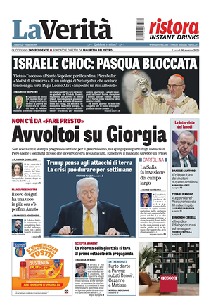 Prima pagina La VeritÃ  di oggi - Quotidiano nazionale
