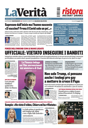 Prima pagina La VeritÃ  di oggi - Quotidiano nazionale