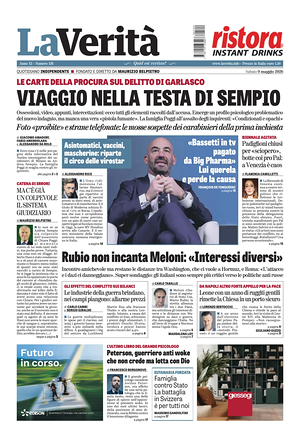 Prima pagina La VeritÃ  di oggi - Quotidiano nazionale