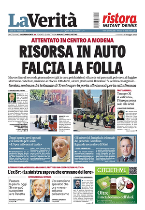 La Verità prima pagina
