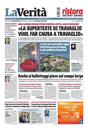 La Verità prima pagina