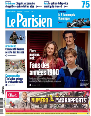 Une de Le Parisien du jour - Journal national