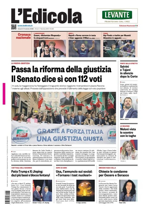 L'Edicola (Nazionale) prima pagina