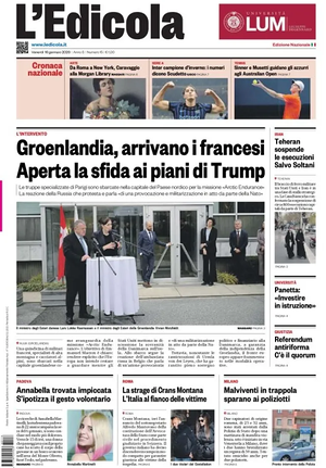 L'Edicola (Nazionale) prima pagina