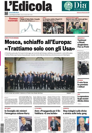 Prima pagina L'Edicola (Nazionale) di oggi - Quotidiano nazionale