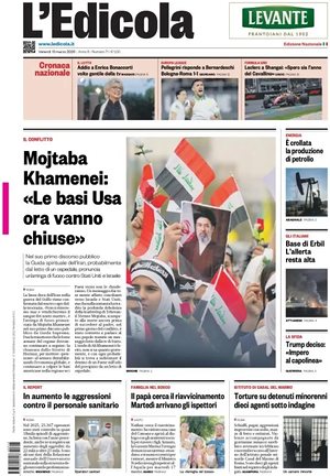 Prima pagina L'Edicola (Nazionale) di oggi - Quotidiano nazionale