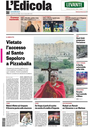 Prima pagina L'Edicola (Nazionale) di oggi - Quotidiano nazionale
