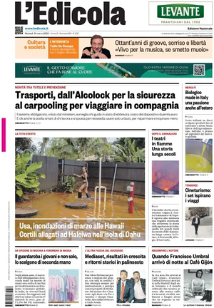 Prima pagina L'Edicola (Nazionale) di oggi - Quotidiano nazionale