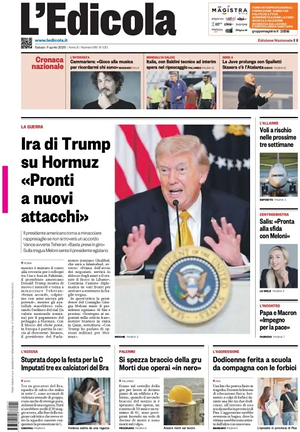 Prima pagina L'Edicola (Nazionale) di oggi - Quotidiano nazionale
