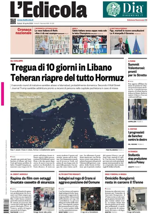 L'Edicola (Nazionale) prima pagina