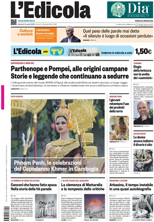 Prima pagina L'Edicola (Nazionale) di oggi - Quotidiano nazionale